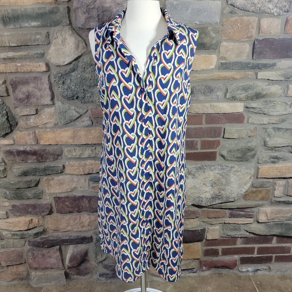 CAbi #5370 Amour dress button up sleeveless size small